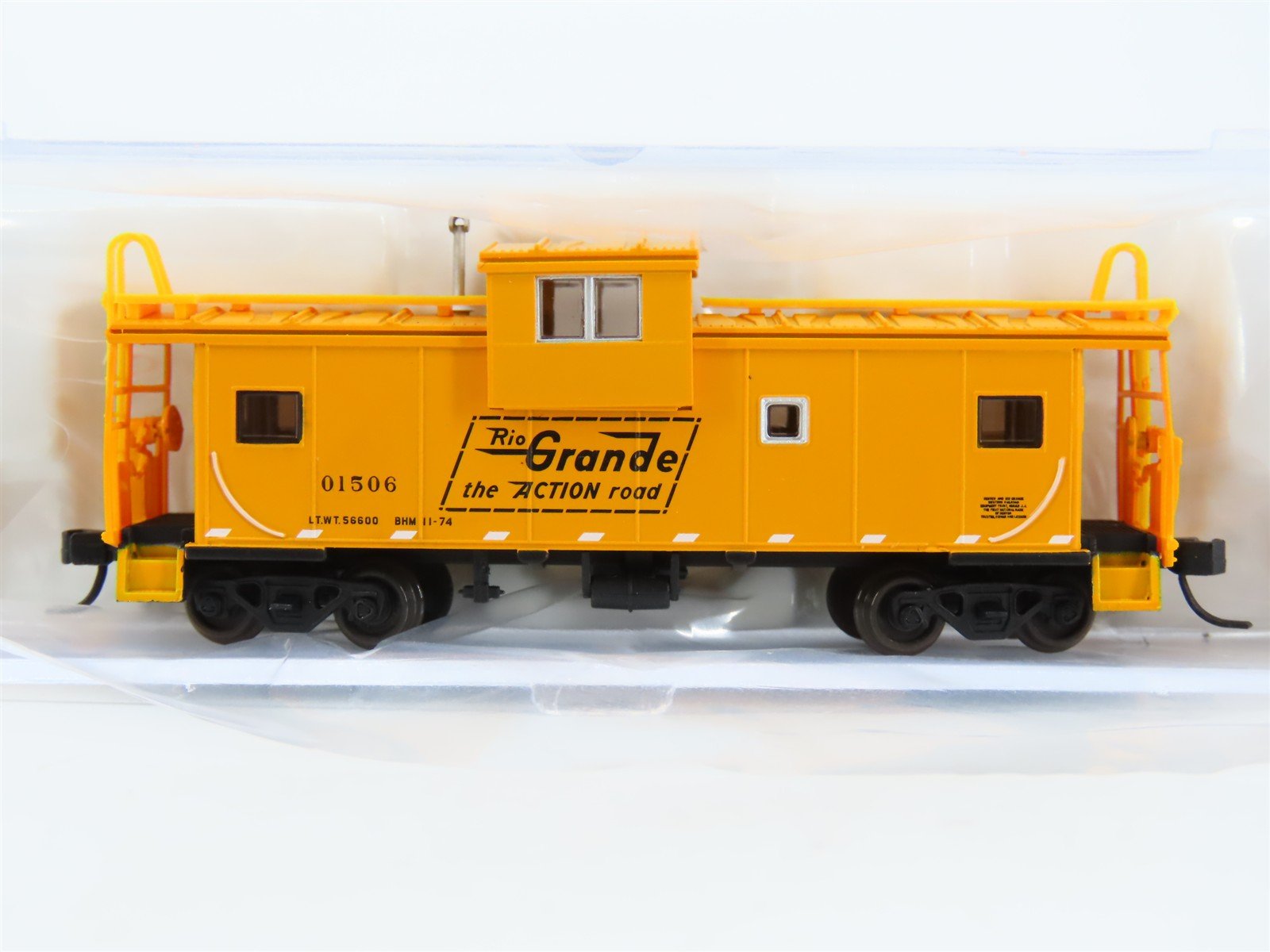 N Scale Atlas 50005596 D&RGW Rio Grande Extended Vision Caboose #01506