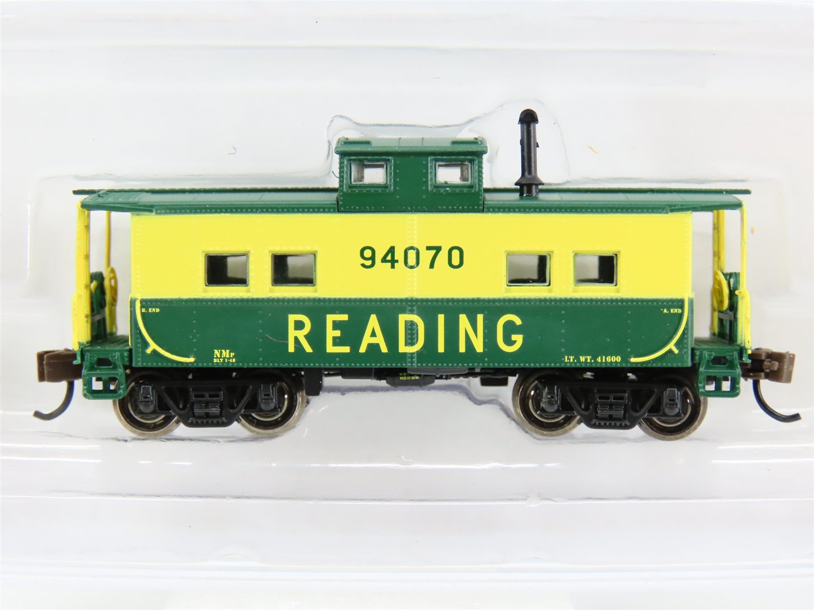 N Bachmann Silver 16857 RDG Reading Center Cupola Northeast Steel Caboose #94070