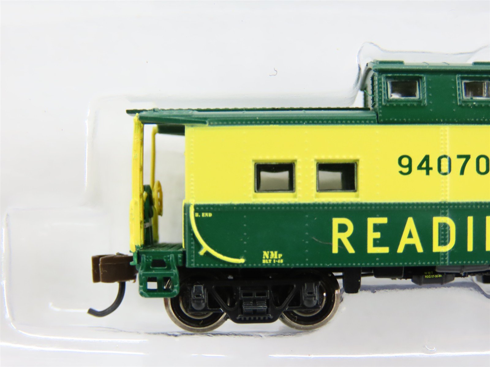 N Bachmann Silver 16857 RDG Reading Center Cupola Northeast Steel Caboose #94070