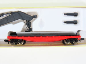 N Scale Model Power/Roco 3166 CN Canadian National Crane Car w/ Work Flat Car