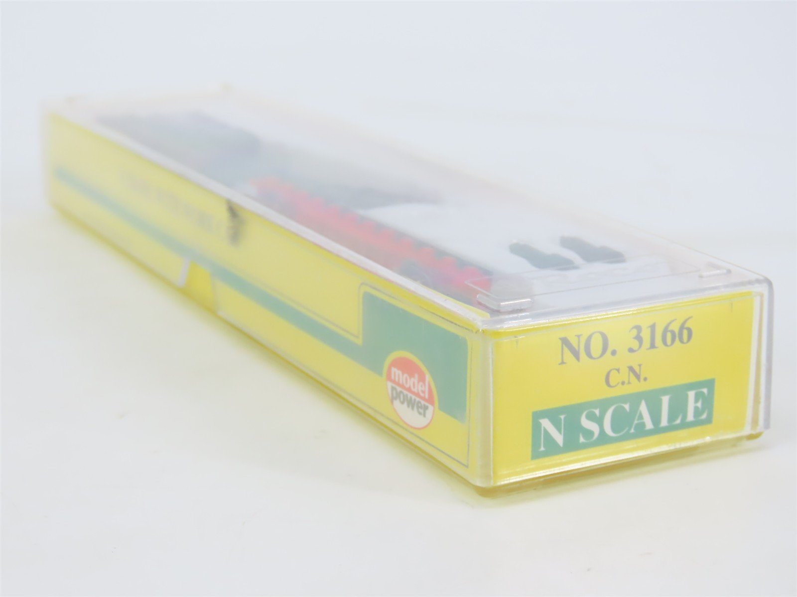 N Scale Model Power/Roco 3166 CN Canadian National Crane Car w/ Work Flat Car