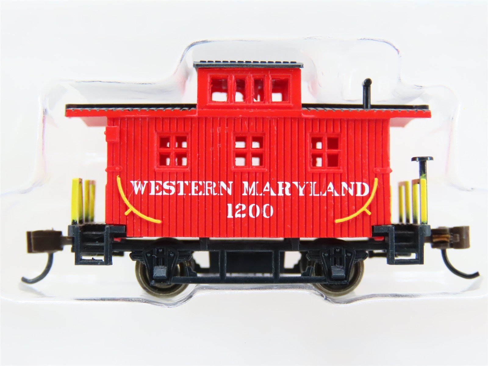 N Bachmann Silver 15755 WM Western Maryland Old-Time Center Cupola Caboose #1200