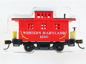 N Bachmann Silver 15755 WM Western Maryland Old-Time Center Cupola Caboose #1200