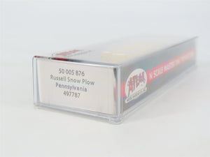 N Scale Atlas Master 50005876 PRR Pennsylvania Yellow Russell Snow Plow #497787