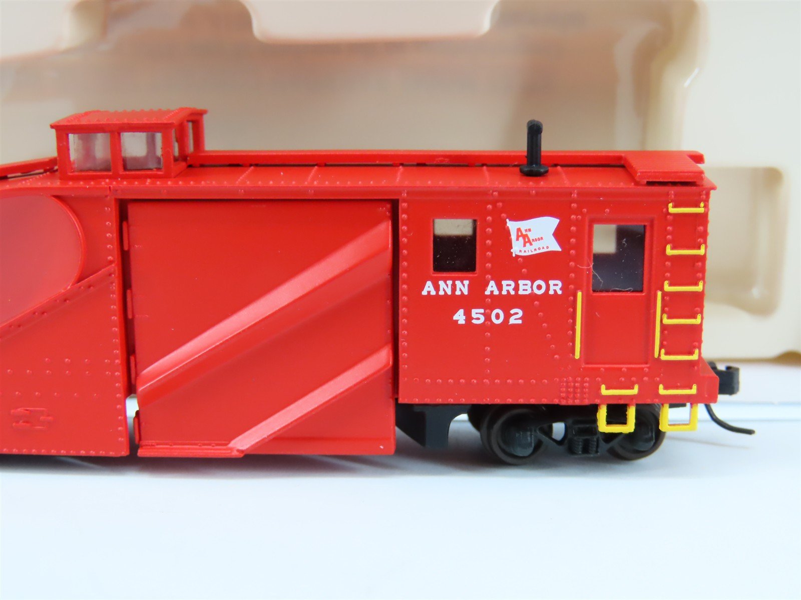 N Scale Atlas Master 50005131 AA Ann Arbor Red Russell Snow Plow #4502