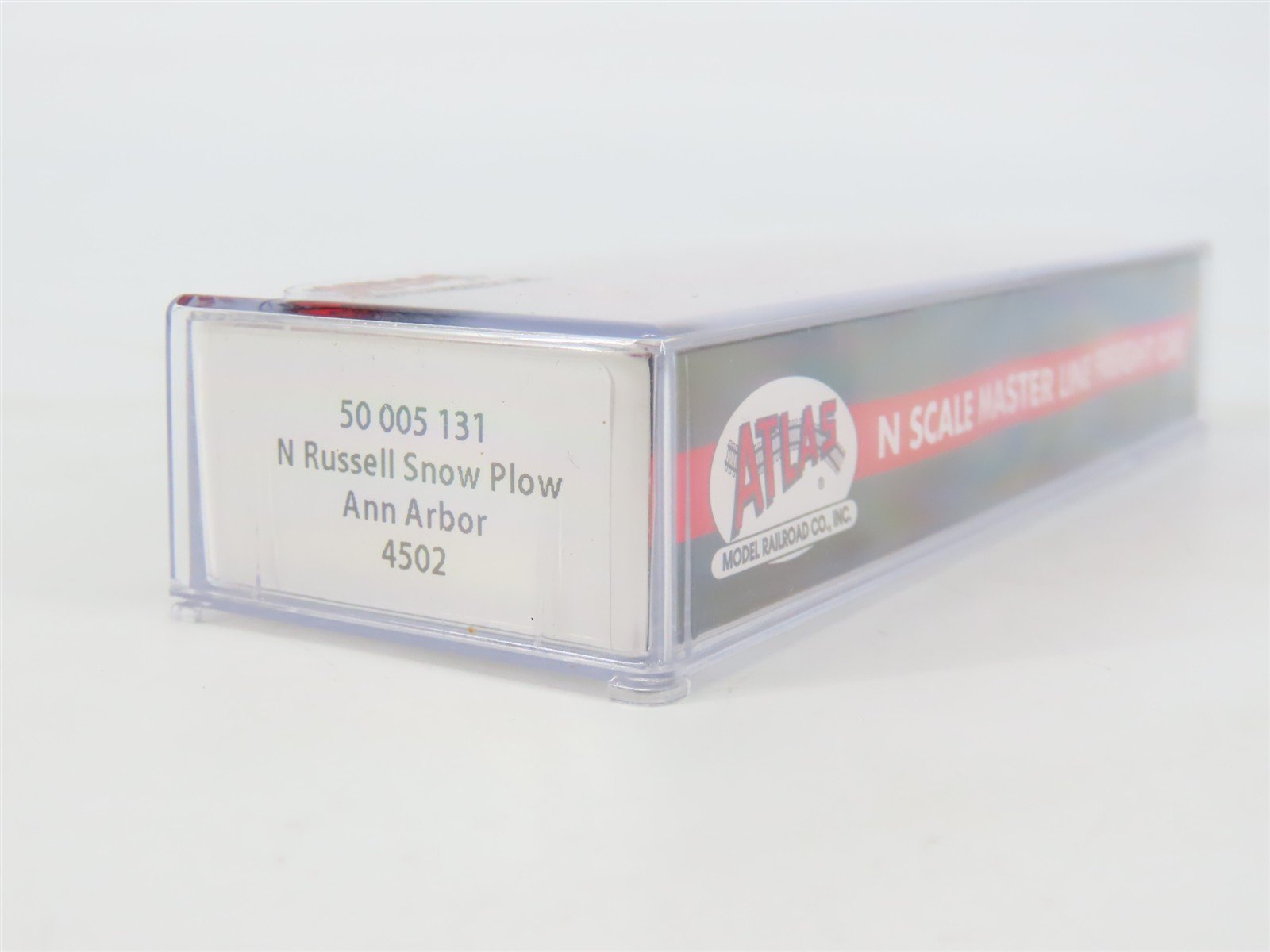 N Scale Atlas Master 50005131 AA Ann Arbor Red Russell Snow Plow #4502
