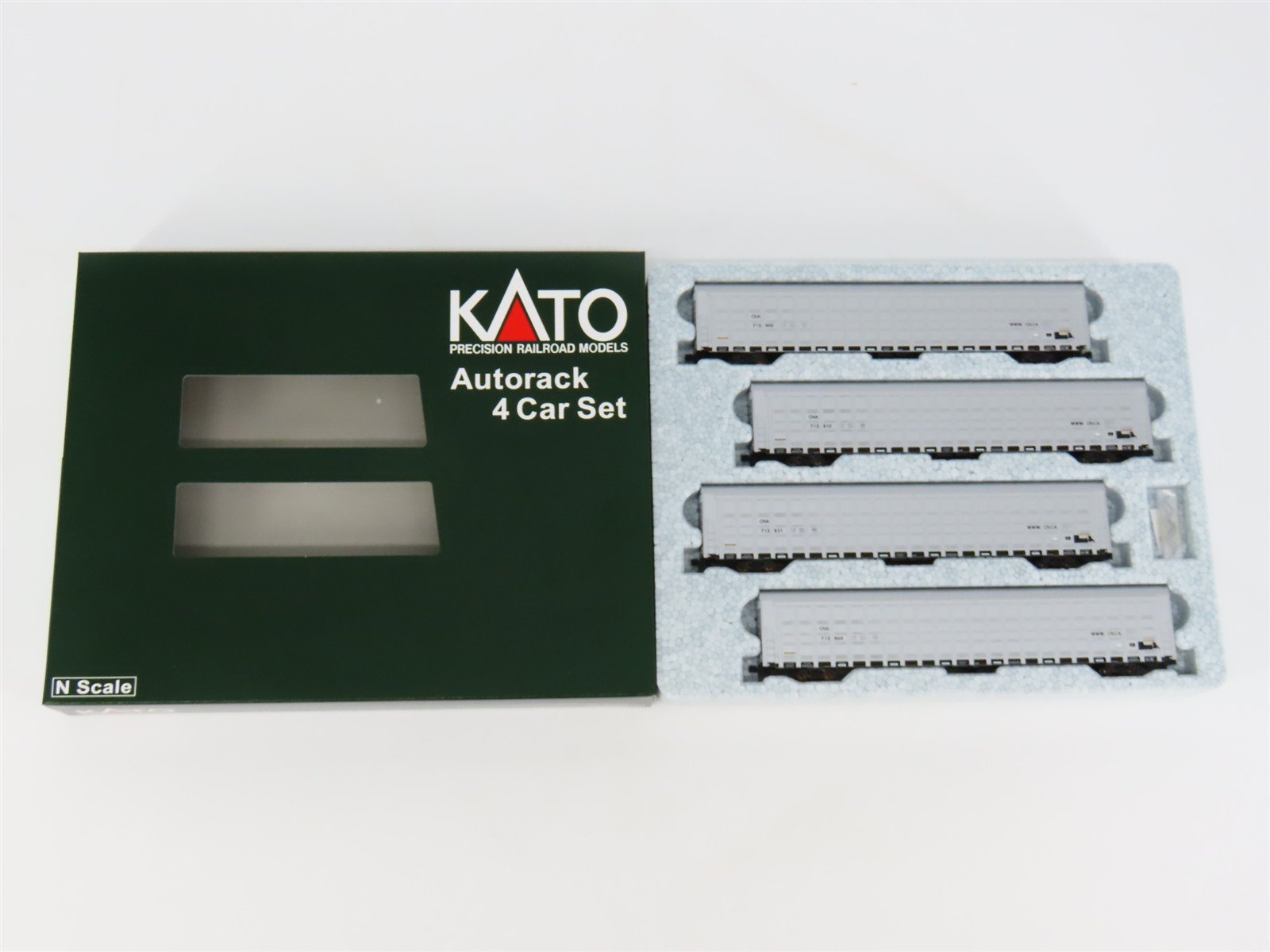 N Scale KATO 106-5503 CNA CN Canadian National Enclosed Autorack 4-Car Set