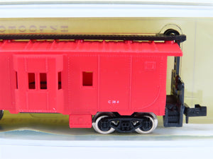 N Scale Model Power 3122 SP Southern Pacific Red Bay Window Caboose #1655