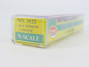 N Scale Model Power 3122 SP Southern Pacific Red Bay Window Caboose #1655