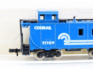 N Scale Model Power 3497 CR Conrail Offset Cupola Steel Caboose #21109