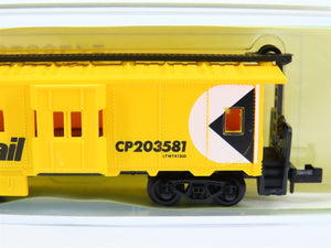 N Model Power 3128 CP Rail Canadian Pacific Yellow Bay Window Caboose #203581