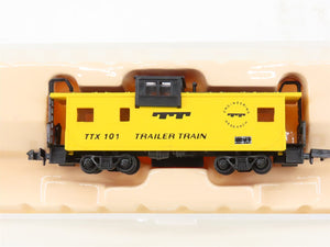 N Scale Con-Cor 0001-126110-2 TTX Trailer Train Cupola Caboose #101