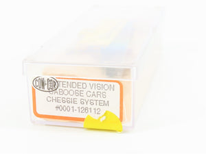 N Scale Con-Cor 0001-126112 C&O Chessie System Bay Window Caboose #3291