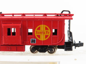 N Scale Con-Cor 0001-125301 ATSF Santa Fe Railroad Bay Window Caboose #203438