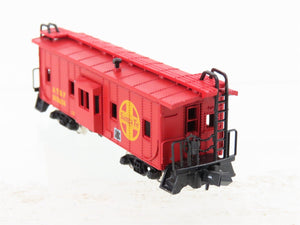 N Scale Con-Cor 0001-125301 ATSF Santa Fe Railroad Bay Window Caboose #203438