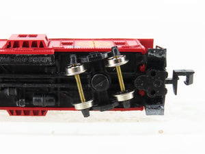 N Scale Con-Cor 0001-125301 ATSF Santa Fe Railroad Bay Window Caboose #203438