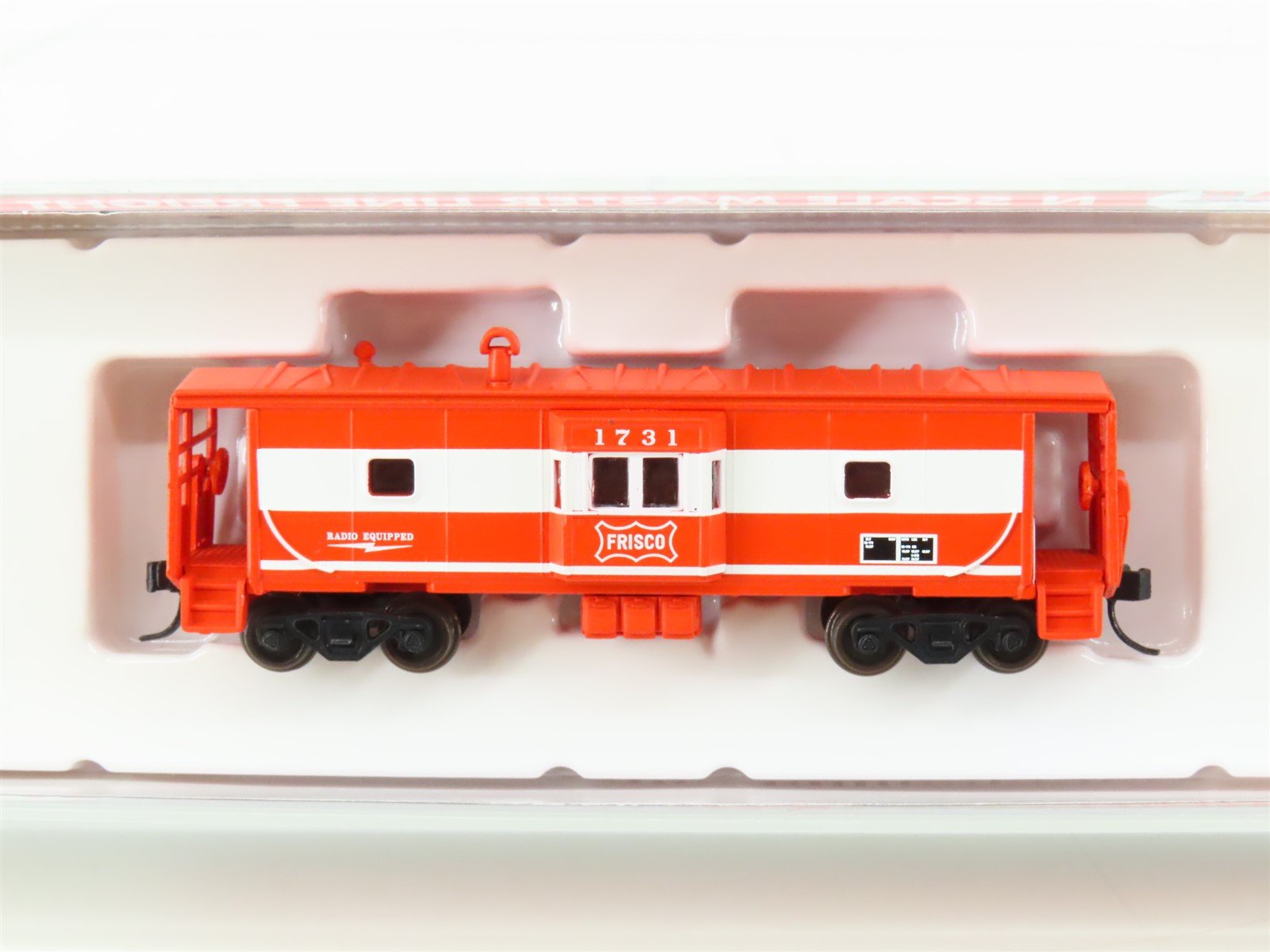 N Scale Atlas 50004555 SL-SF Frisco Railroad Bay Window Caboose #1731