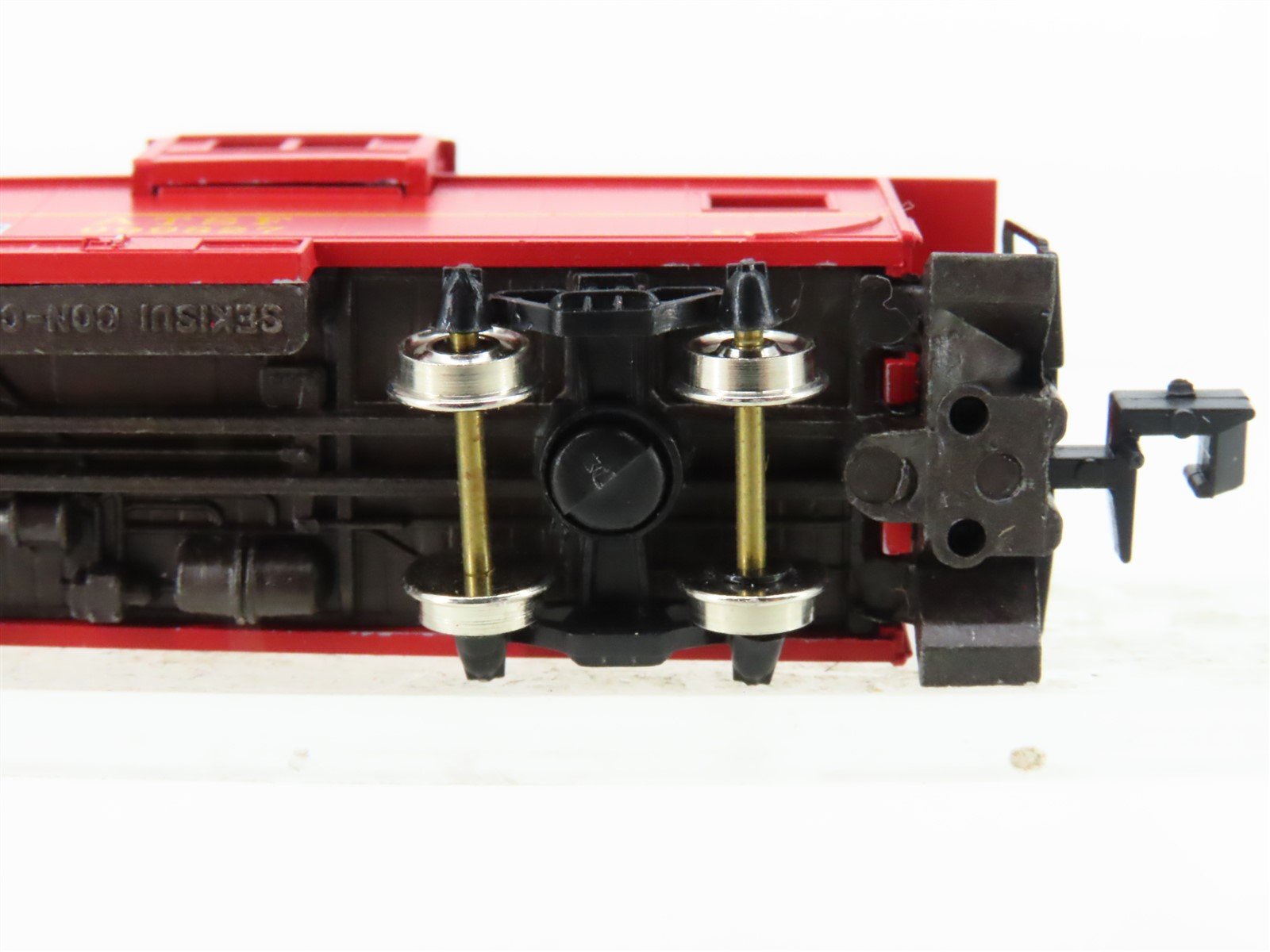 N Scale Con-Cor 0001-01261A ATSF Santa Fe Extended Vision Caboose #999827