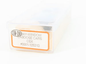 N Scale Con-Cor 0001-125313 CSX Bay Window Caboose #904113