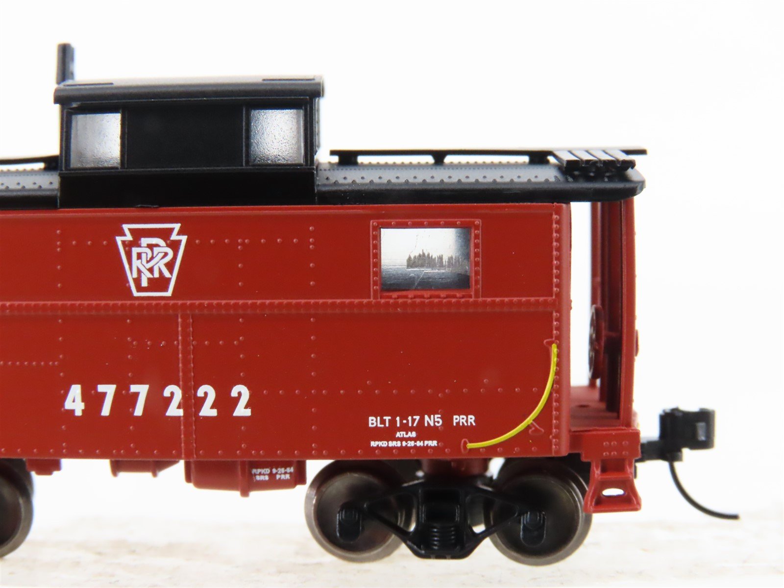 N Scale Bowser 38090 PRR Pennsylvania Railroad Keystone Caboose #477222