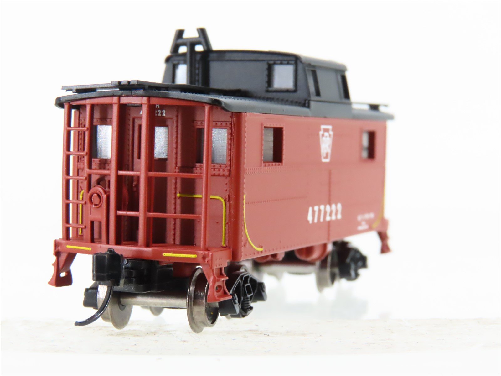 N Scale Bowser 38090 PRR Pennsylvania Railroad Keystone Caboose #477222