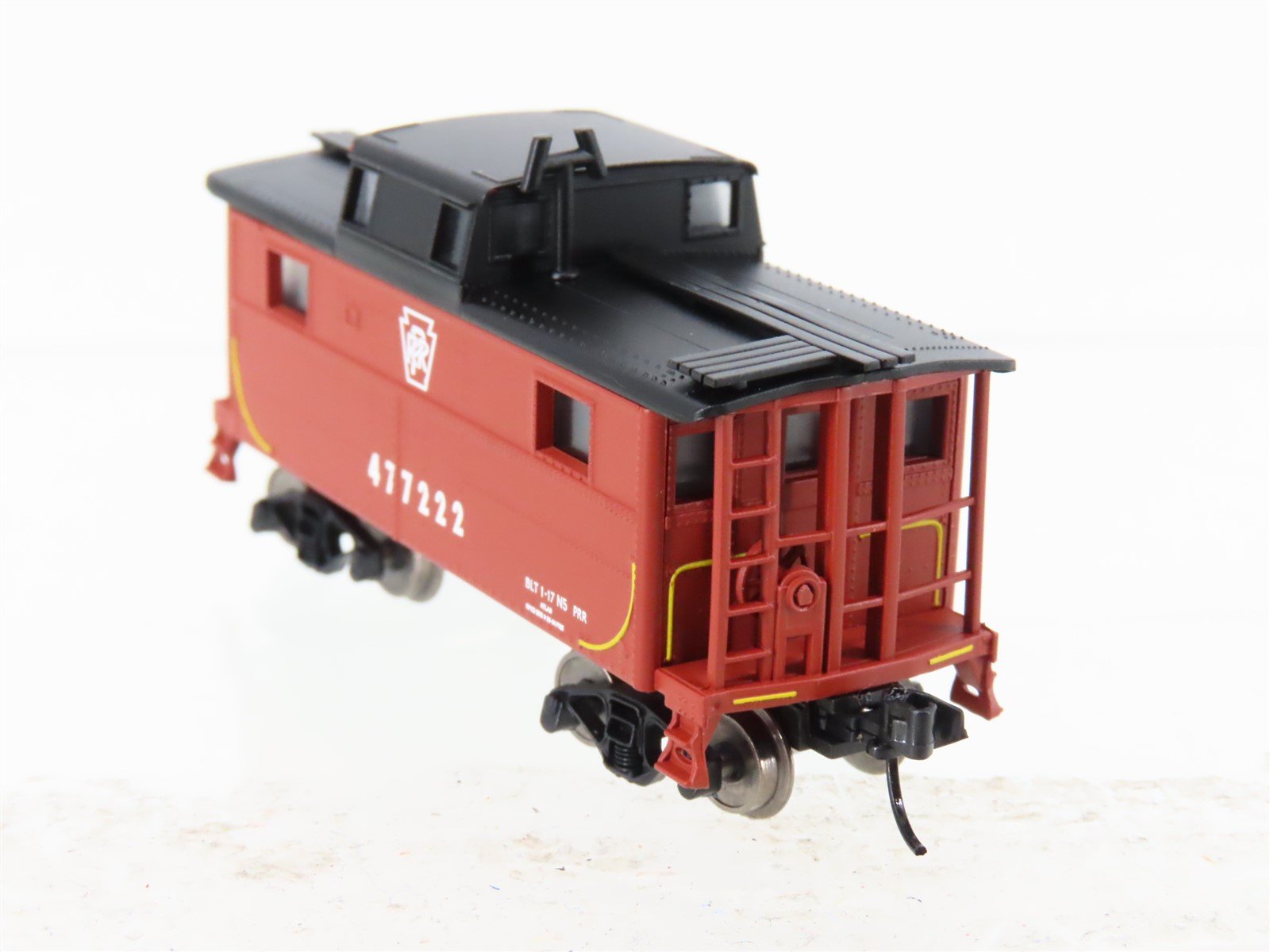 N Scale Bowser 38090 PRR Pennsylvania Railroad Keystone Caboose #477222