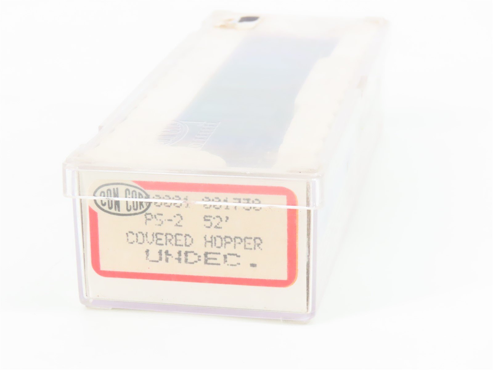 N Scale Con-Cor 0001-001730 Undecorated Covered 4-Bay Hopper