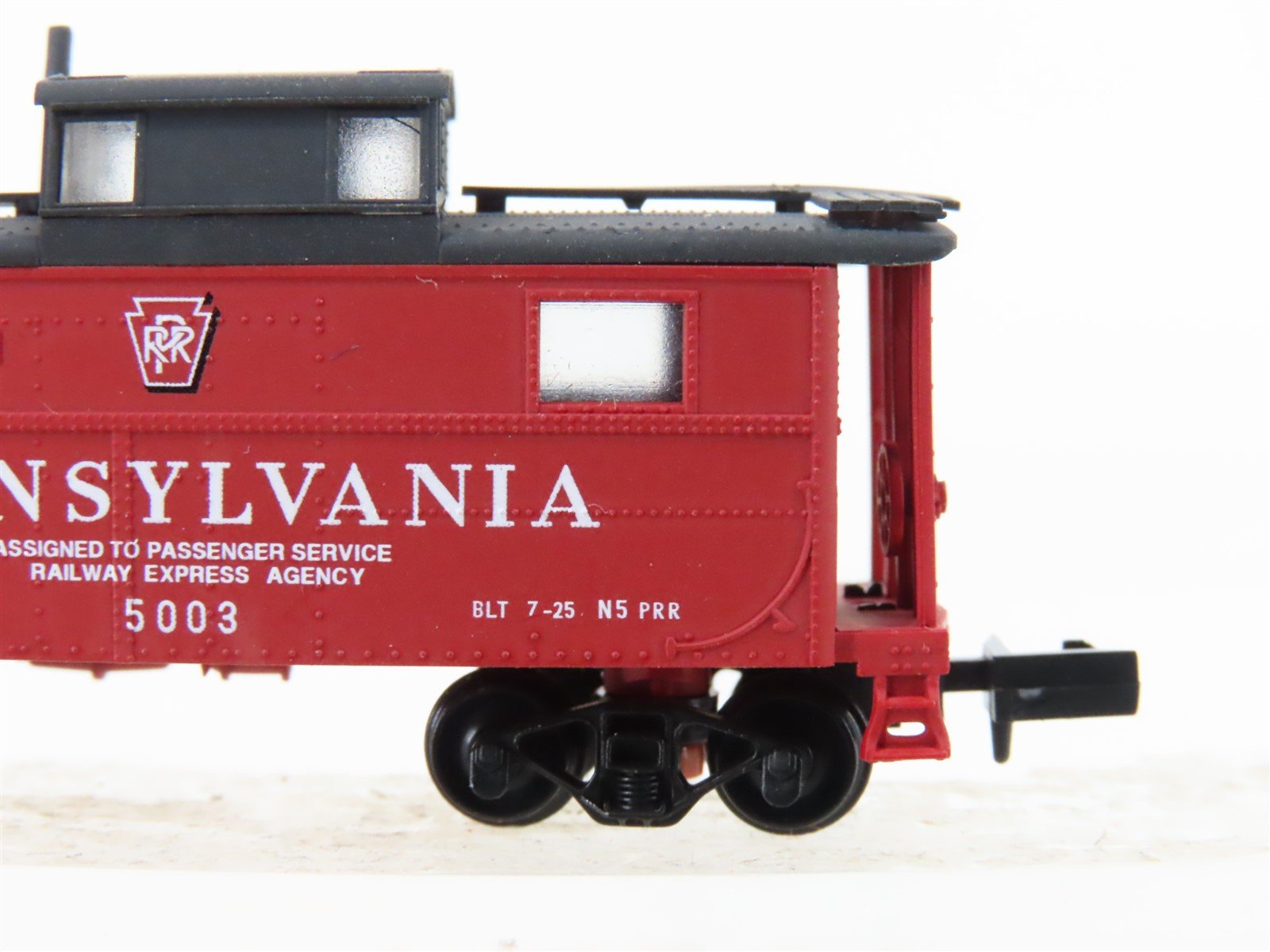 N Scale Bowser 37127 PRR Pennsylvania Railroad Keystone Cupola Caboose #5003