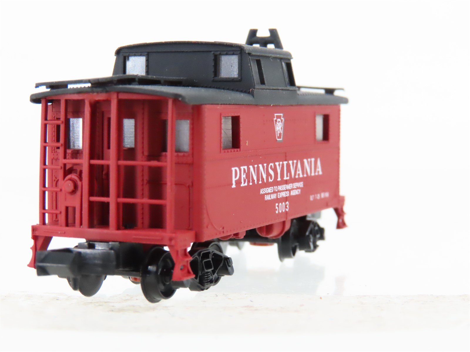 N Scale Bowser 37127 PRR Pennsylvania Railroad Keystone Cupola Caboose #5003