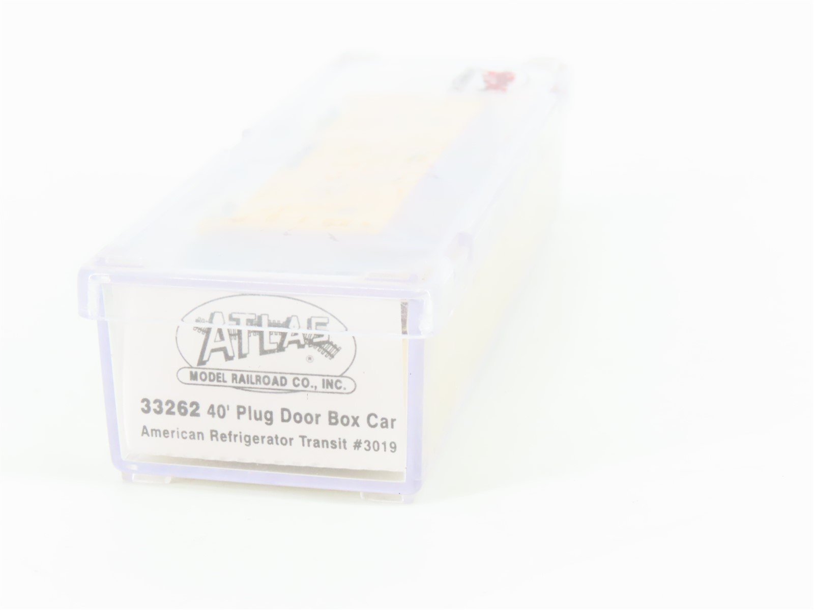 N Atlas 33262 WADX American Refrigerator Transit 40' Plug Door Box Car #3019