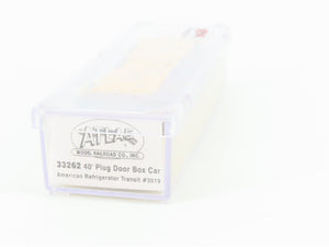 N Atlas 33262 WADX American Refrigerator Transit 40' Plug Door Box Car #3019