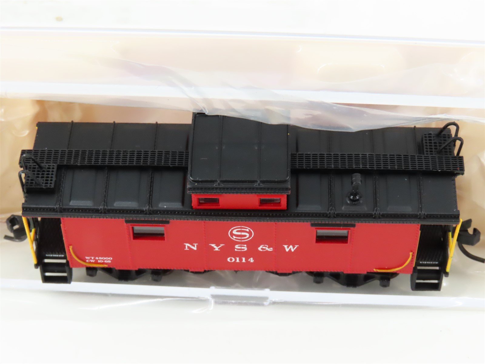 N Scale Atlas Trainman 50002515 NYS&W Susquehanna NE-6 Cupola Caboose #0114
