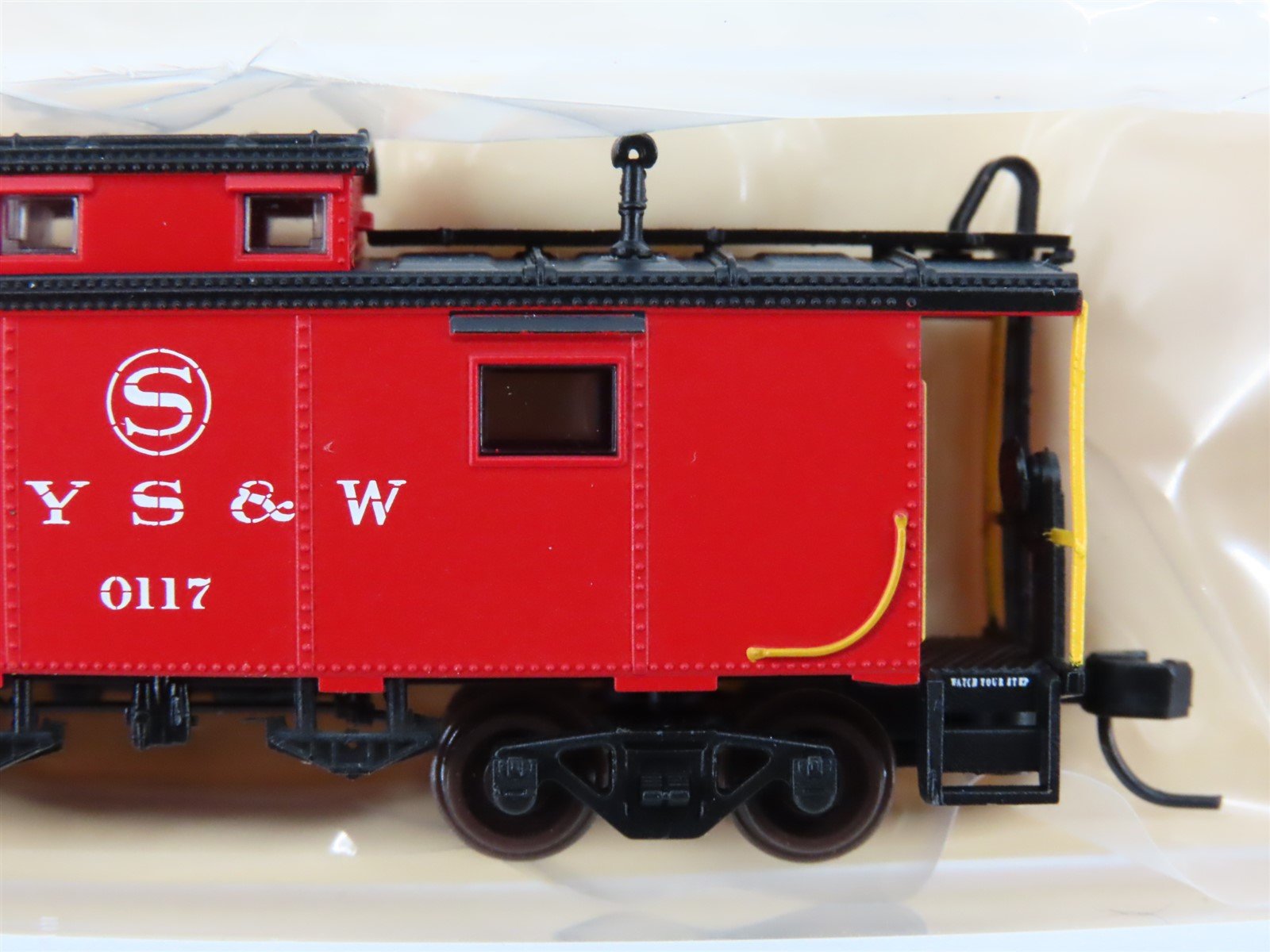 N Scale Atlas Trainman 50002516 NYS&W Susquehanna NE-6 Cupola Caboose #0117