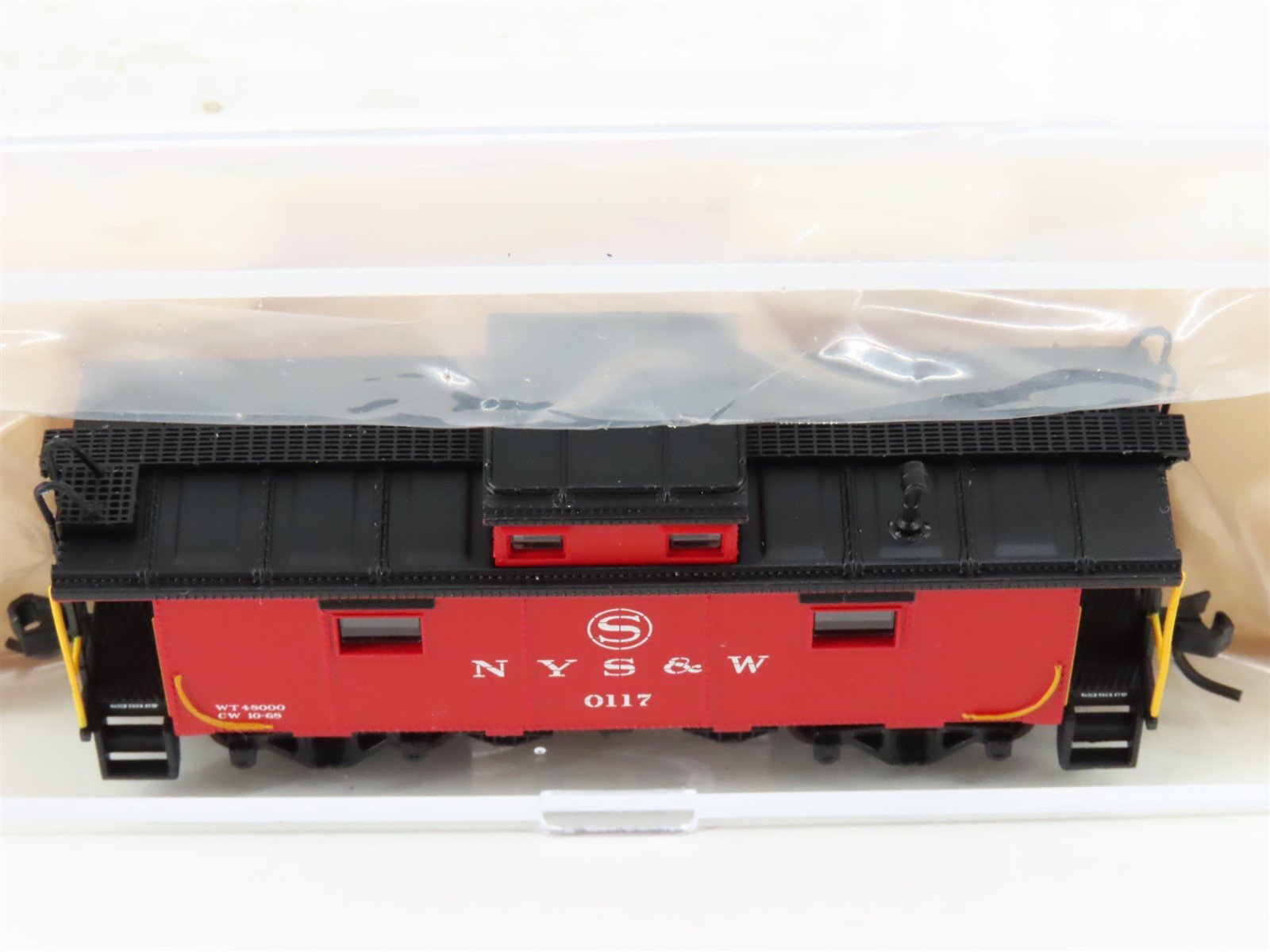 N Scale Atlas Trainman 50002516 NYS&W Susquehanna NE-6 Cupola Caboose #0117