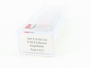 N Scale Atlas Trainman 50002516 NYS&W Susquehanna NE-6 Cupola Caboose #0117