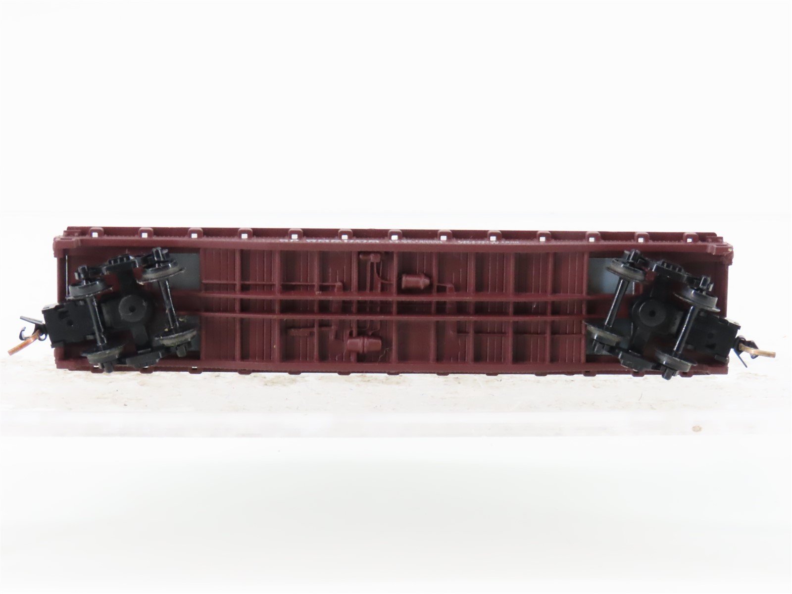 N Scale Atlas 37442 SP Southern Pacific Flat Car #598308 w/ 2 24' Trailers