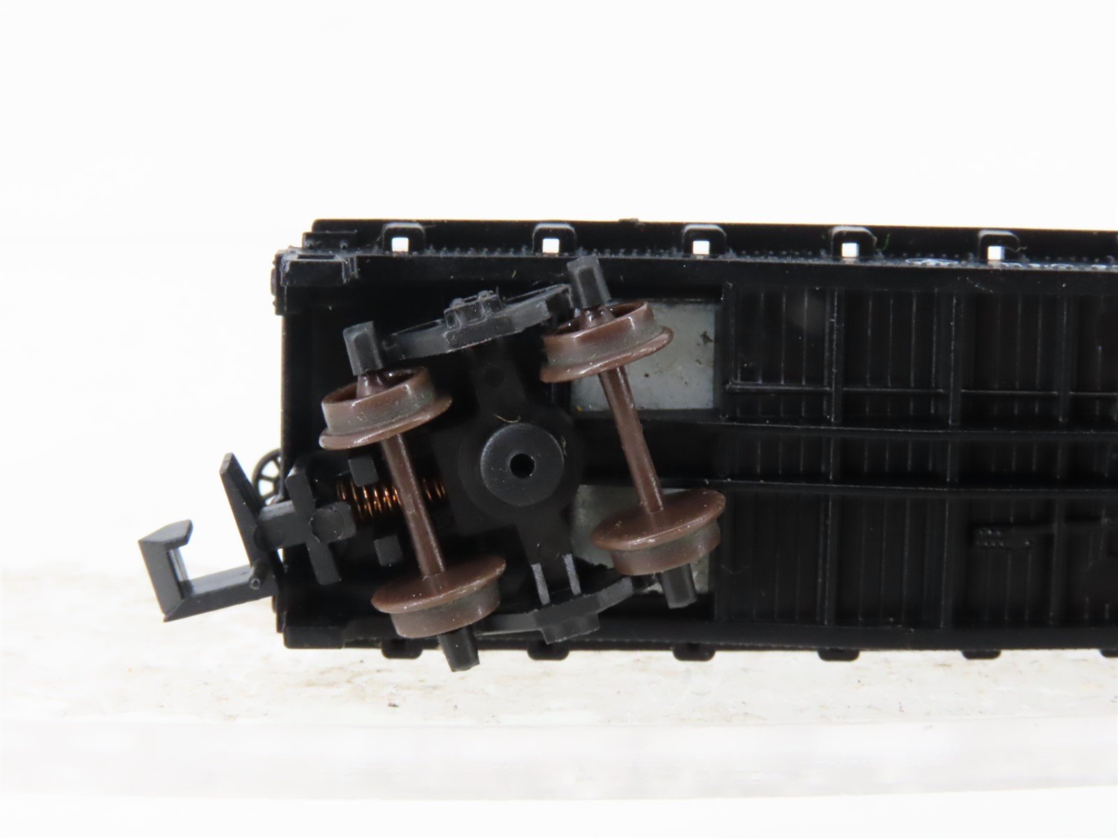 N Scale Atlas B&O Baltimore & Ohio Railroad Flat Car #8714 w/ 2 Trailers