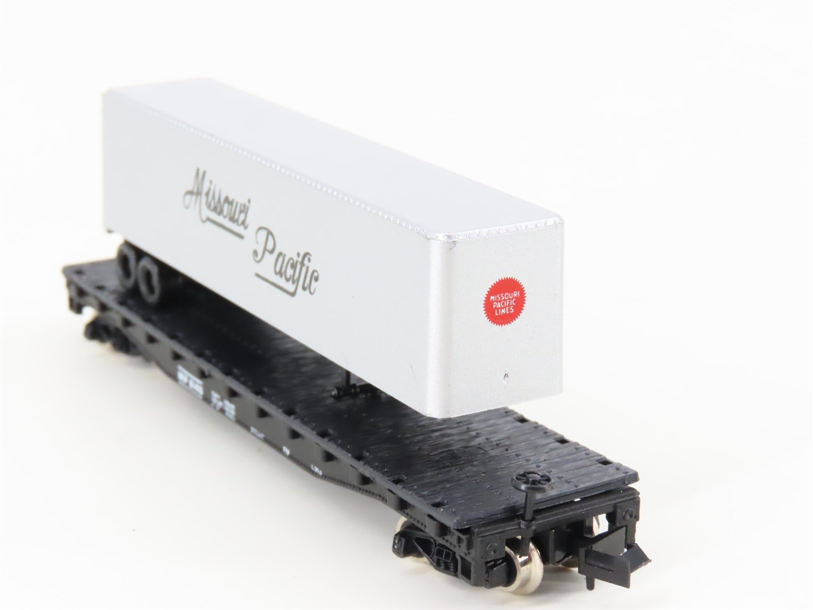 N Scale Atlas 3773 MP Missouri Pacific Railroad Flat Car #8140 w/ 40' Trailer