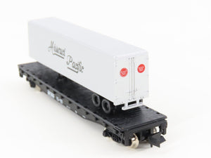 N Scale Atlas 3773 MP Missouri Pacific Railroad Flat Car #8140 w/ 40' Trailer