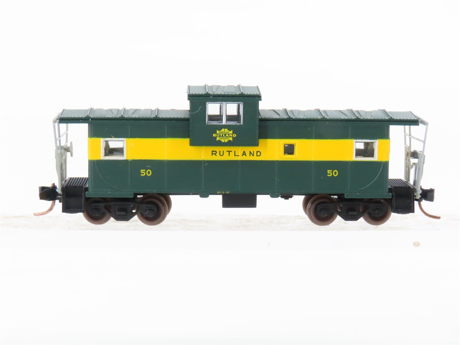 N Scale Atlas RUT Rutland Railroad Cupola Caboose #50