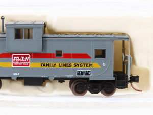 N Scale Atlas 30379 SCL/L&N Family Lines System Extended Vision Caboose #05710