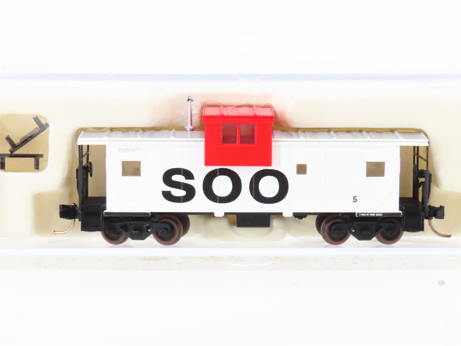 N Scale Atlas 30319 SOO Line Extended Vison Cupola Caboose #5