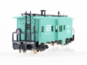 N Scale Atlas 2437 PC Penn Central Railroad Bay Window Caboose #4930