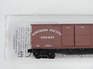 N Scale Micro-Trains MTL 04100070 NPR Northern Pacific 40' Wood Box Car #100431