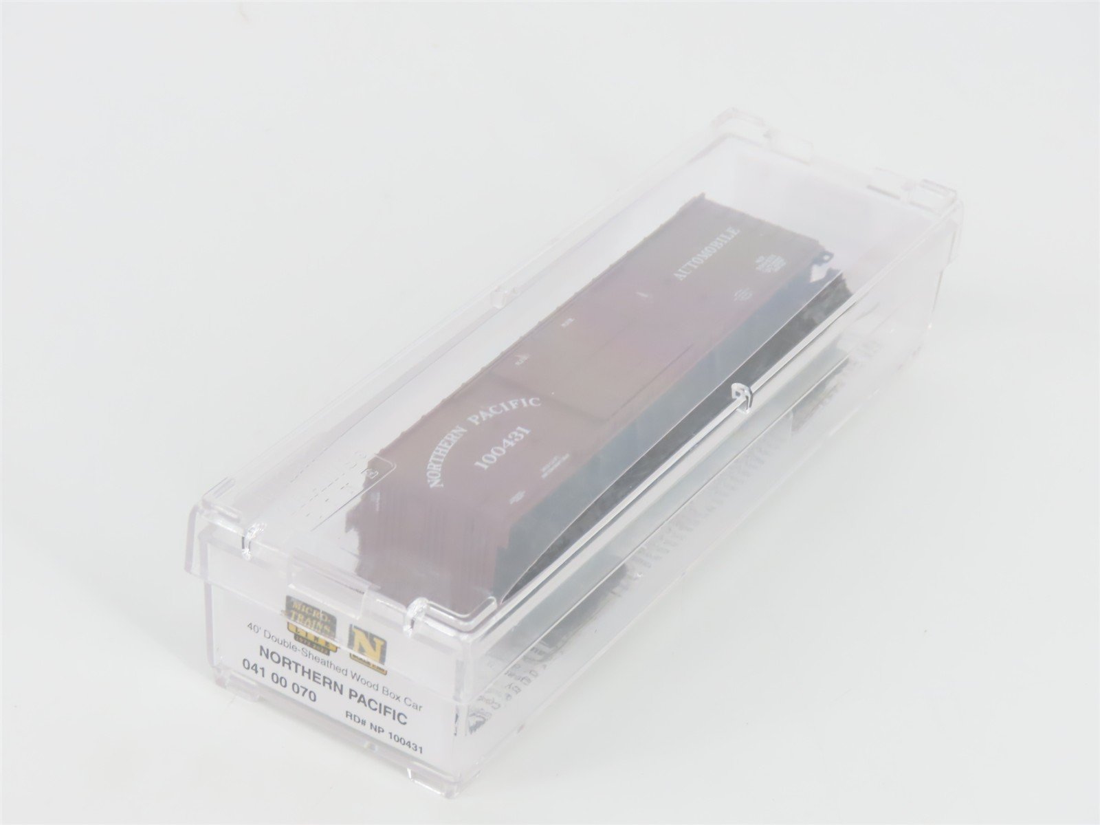 N Scale Micro-Trains MTL 04100070 NPR Northern Pacific 40' Wood Box Car #100431