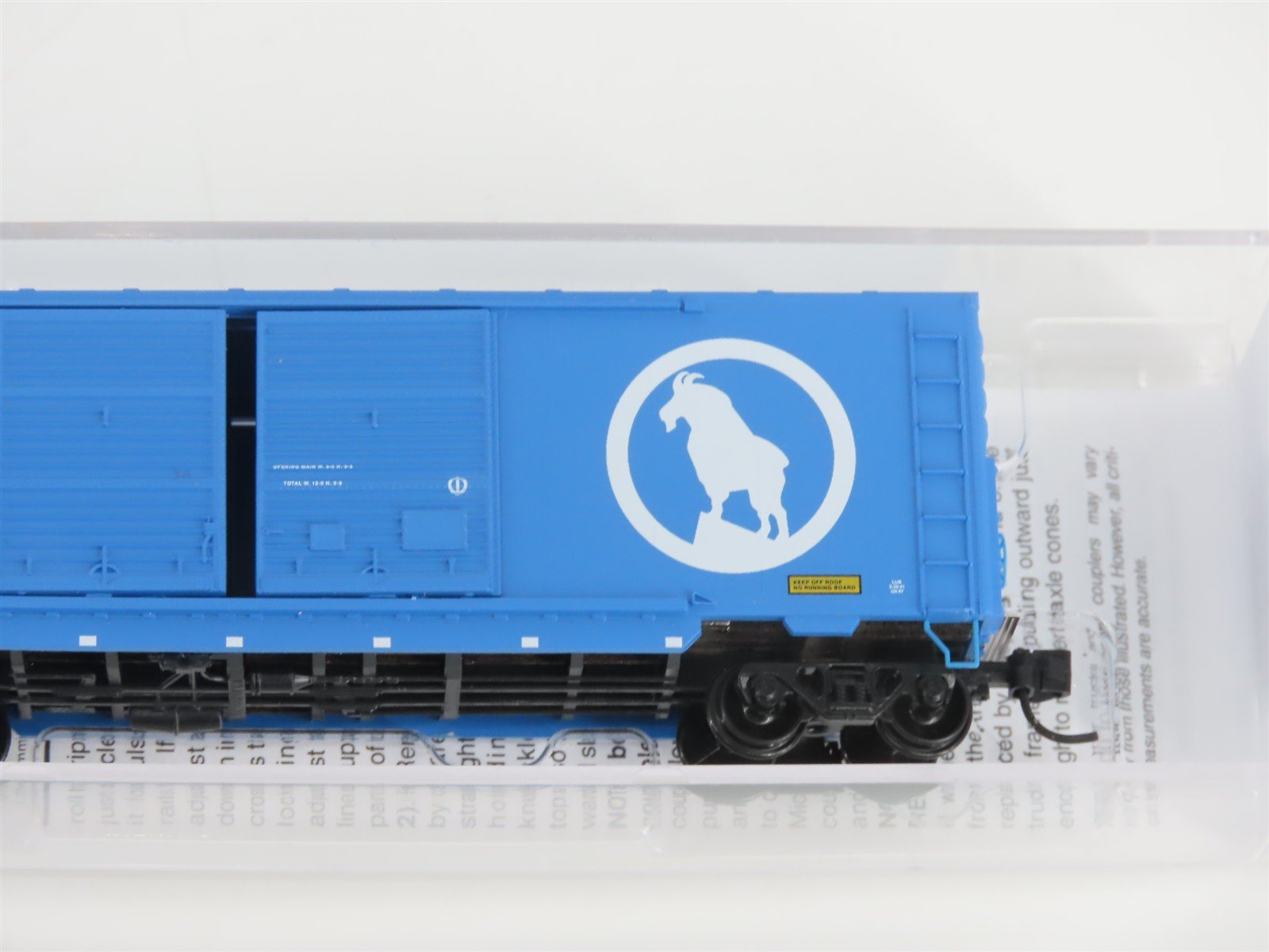 N Scale Micro-Trains MTL 06800520 GN Great Northern Big Sky Blue Box Car #4007