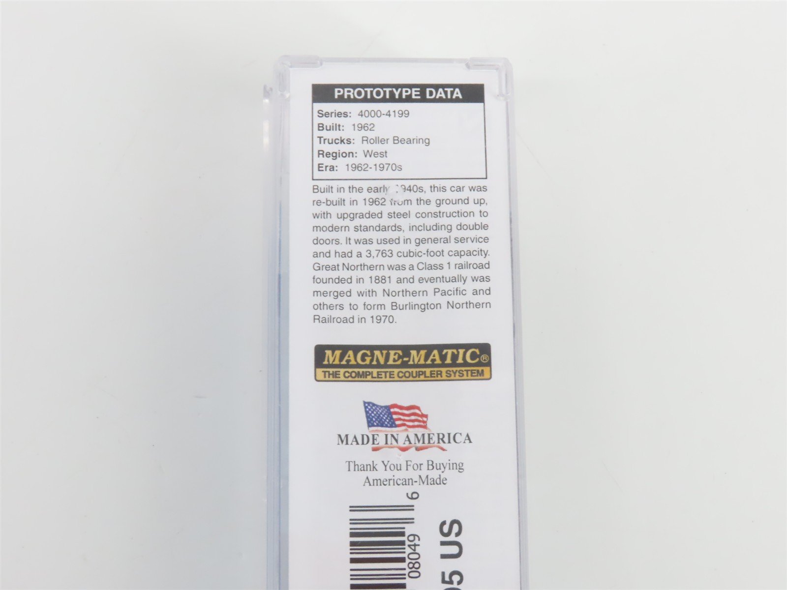 N Scale Micro-Trains MTL 06800520 GN Great Northern Big Sky Blue Box Car #4007