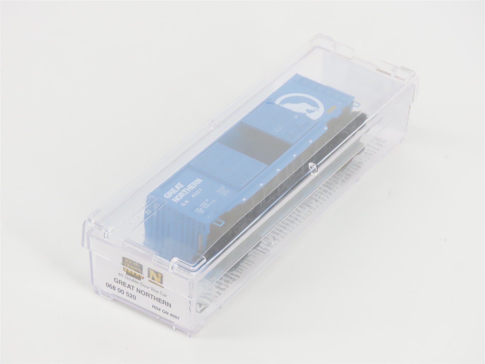 N Scale Micro-Trains MTL 06800520 GN Great Northern Big Sky Blue Box Car #4007