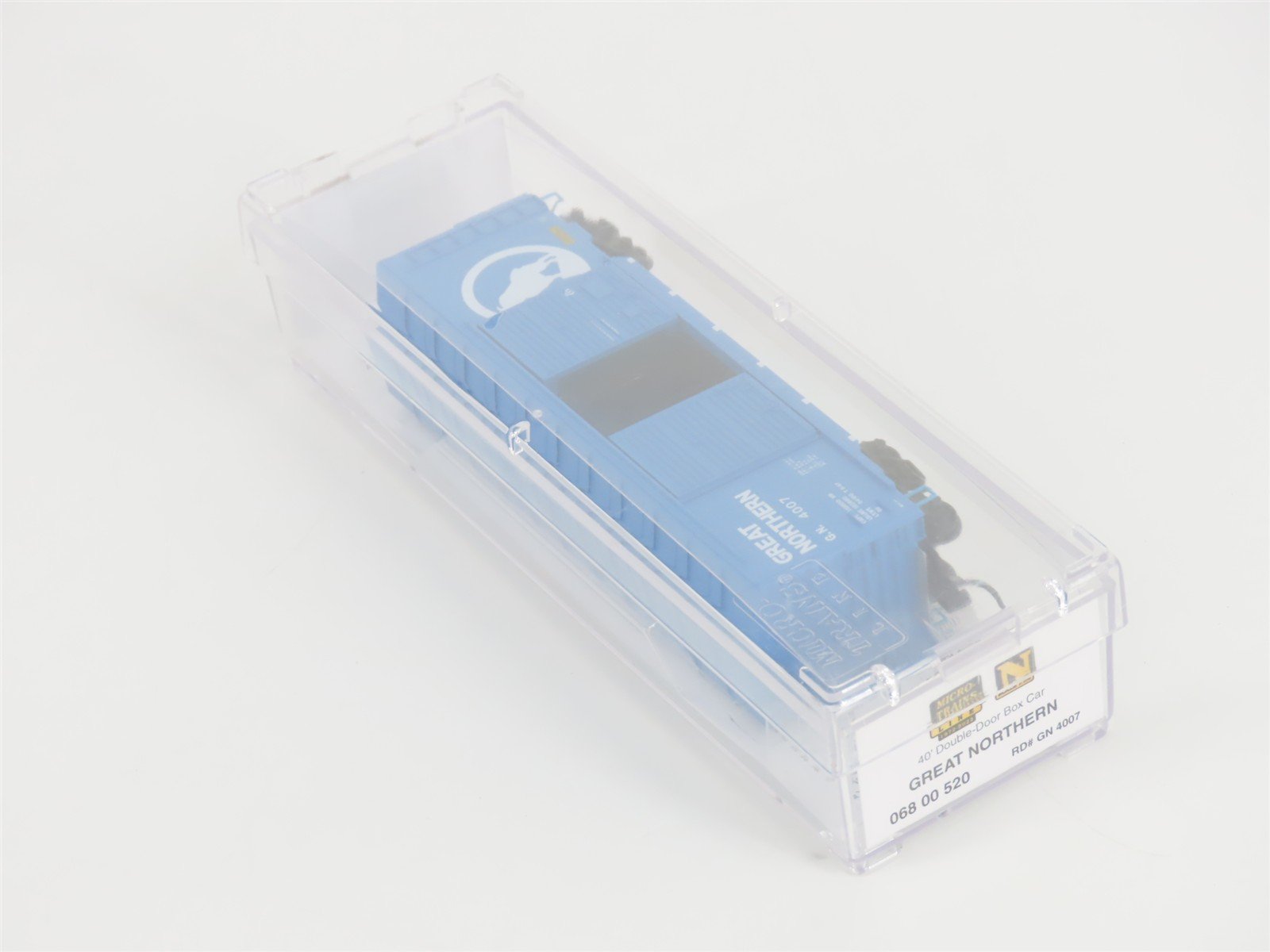 N Scale Micro-Trains MTL 06800520 GN Great Northern Big Sky Blue Box Car #4007