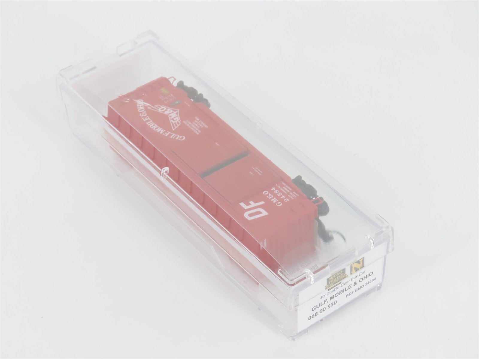 N Scale Micro-Trains MTL 06800530 GMO Gulf Mobile & Ohio 40' Box Car #24584